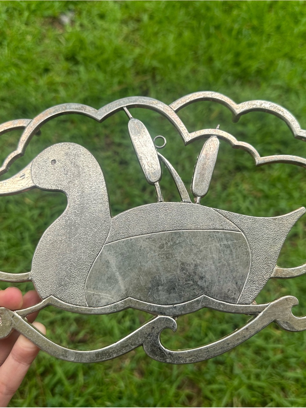 Vintage Collectable Kitchen  Duck Trivet Wall Hanging